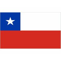 Vlag van Chili mini formaat 60 x 90 cm   -