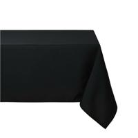Stof Textiles Tafelkleed Nelson - 145 x 200 cm - zwart - Eettafel tafellakens - polyester Stof Textiles Tafelkleed Nelson - 145 x 200 cm - zwart - Eettafel tafellakens - polyester