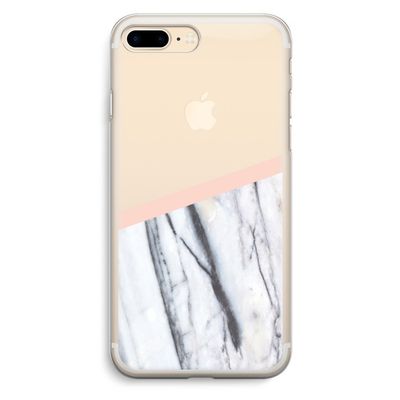 A touch of peach: iPhone 7 Plus Transparant Hoesje