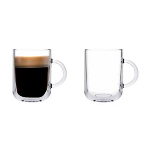 Pasabahce Koffie/thee glazen Darjeeling - set 2x stuks - transparant glas - 330 ml