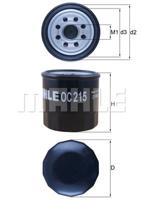 Oliefilter MAHLE, Diameter (mm)65,5mm, u.a. für Suzuki, Daihatsu, Piaggio, Subaru, Innocenti, Maruti, Daewoo, GEO, Chevrolet, Nissan