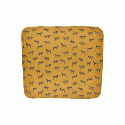 Meyco aankleedkussenhoes 3K zebra animal honey gold Maat