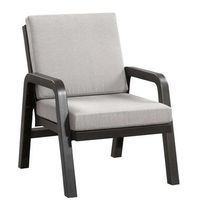 Hartman lounge fauteuil Eden - antraciet - 93x71x84 cm - incl. kussen - Leen Bakker - thumbnail