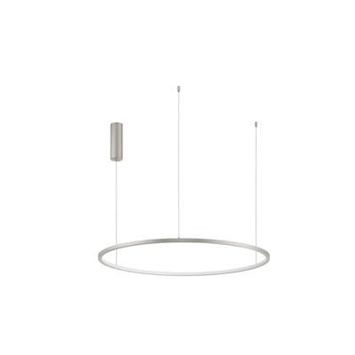 Lyora Ronde hanglampTarquin zilvergrijs Ø 80cm - 9345607