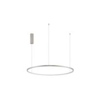 Lyora Ronde hanglampTarquin zilvergrijs Ø 80cm - 9345607