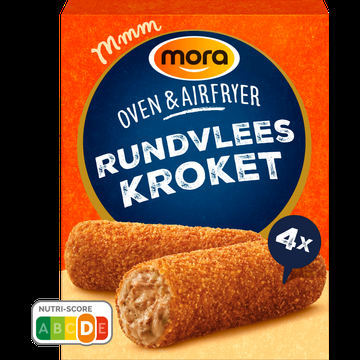 Mora Oven & Airfryer Rundvlees Kroketten 4 x 80 g bij Jumbo