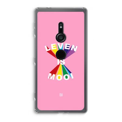 Het Leven Is Mooi: Sony Xperia XZ2 Transparant Hoesje