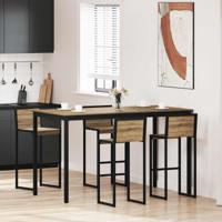 Staande Bartafel Bewerkt hout