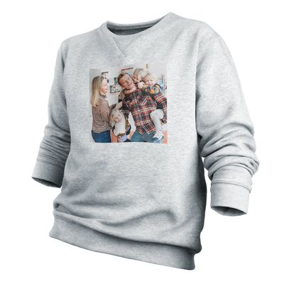 Trui voor heren bedrukken - Grijs - XL