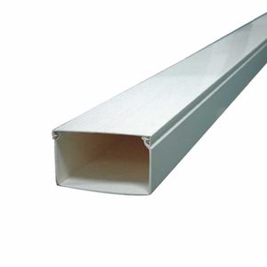 Kabelgoot wit 20x10mm RAL 9010 Canalit 920060 prijs per meter