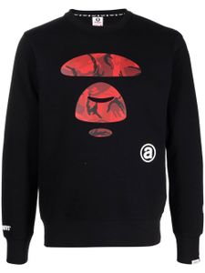 AAPE BY *A BATHING APE® pull à logo imprimé - Noir