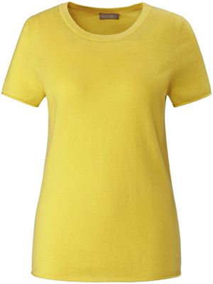 Kasjmiershirt korte mouwen Van include geel