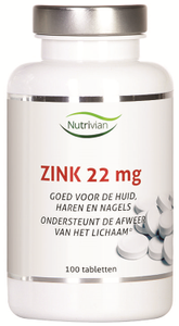Nutrivian Zink Methionine 22mg Tabletten