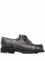 Paraboot chaussures en cuir à effet usé - Noir