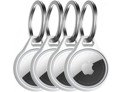 ITSKINS ITSKINS Level 2 AirCover Solid for Apple Airtag White (4-Pack)