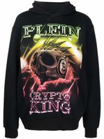 Philipp Plein hoodie 'Crypto King' - Noir - thumbnail