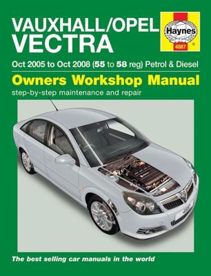 Haynes Werkplaatshandboek Vauxhall/Opel Vectra benzine & diesel (Okt 2005 - Okt 2008) 4887