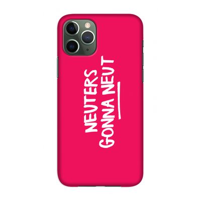 Neuters (roze): Volledig geprint iPhone 11 Pro Hoesje