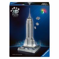 Ravensburger 3d puzzel iconics empire state building - met licht - 241st.