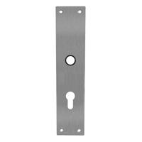 Intersteel renovatieschild rechthoekig 250x55x2mm profielcilindergat 55mm - RVS