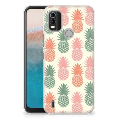 Nokia C21 Plus | Siliconen Case | Ananas