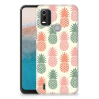 Nokia C21 Plus | Siliconen Case | Ananas