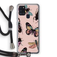 Tiny Bugs: Samsung Galaxy A21s Transparant Hoesje met koord
