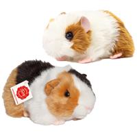 Knuffeldier Cavia set 2x stuks - zachte pluche - premium knuffels - multi kleuren - 20 cm