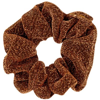 scrunchie Glitter Golden copper