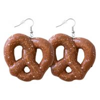 Oktoberfest pretzel verkleed oorbellen