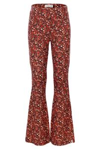 LOOXS Little Meisjes flair broek crinkel - Mini wild bloemen