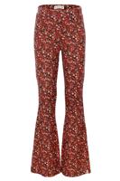 LOOXS Little Meisjes flair broek crinkel - Mini wild bloemen