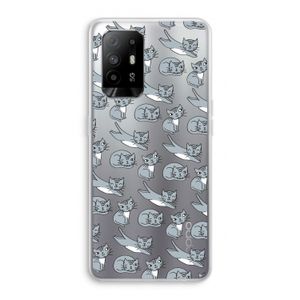 Poezen: Oppo A94 5G Transparant Hoesje