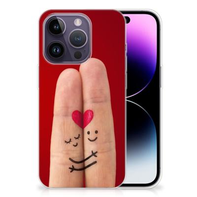 Apple iPhone 14 Pro | Sillicone Back Cover | Liefde - Origineel Romantisch Cadeau