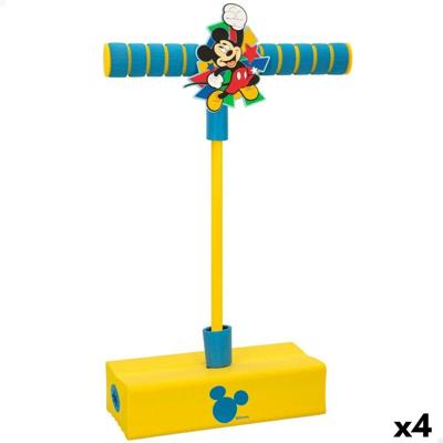Pogo-jumper Mickey Mouse 3D Geel Kinderen (4 Stuks)