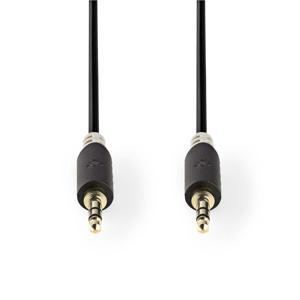 Nedis CABP22000AT20 Stereo Audiokabel 3,5 Mm Male - 3,5 Mm Male 2,0 M Antraciet
