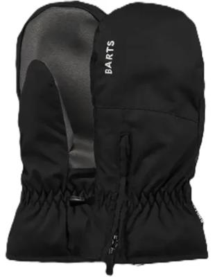 Barts Zipper Mitts Kinder Wanten Met Rits (zwart) Zwart 6 (10-12 Jaar)