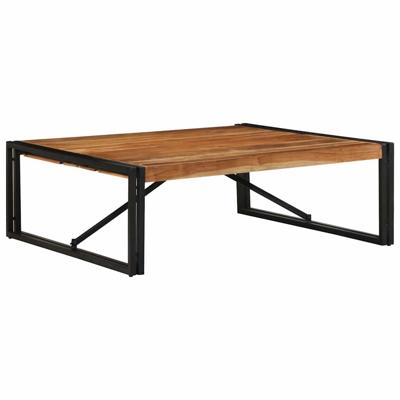 Salontafel 100x100x35 cm massief acaciahout