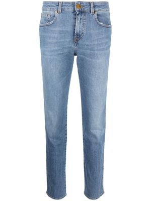 PT Torino jean skinny à effet délavé - Bleu