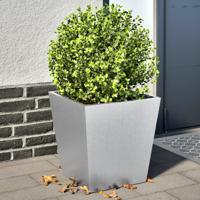 Plantenbakken 2 st 40x40x40 cm gegalvaniseerd staal Plantenbakken 2 st 40x40x40 cm gegalvaniseerd staal