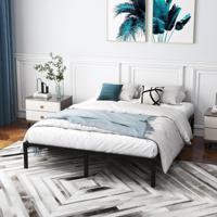 Bed 160 x 200 cm Bedframe van Metaal Bedframe Metalen Bed Tweepersoonsbed Hoogte 36 cm Opbergruimte Onder Het Bed Bed 160 x 200 cm Bedframe van Metaal Bedframe Metalen Bed Tweepersoonsbed Hoogte 36 cm Opbergruimte Onder Het Bed