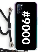 #9000: Oppo A52 Transparant Hoesje met koord