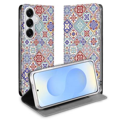 Book Wallet Case Samsung Galaxy S26 Plus Tiles Color Book Wallet Case Samsung Galaxy S26 Plus Tiles Color