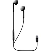 Cellularline In Ear headset Kabel Zwart Volumeregeling