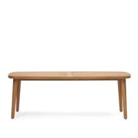 Kave Home - Maset 100% buitentafel in massief eucalyptushout 225 x 100