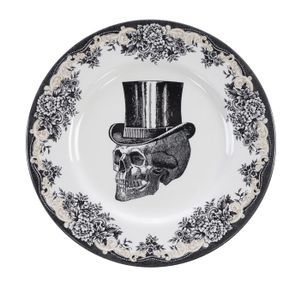 Keramisch Bord Skull Design - Royal Stafford - 28 x 2,3cm
