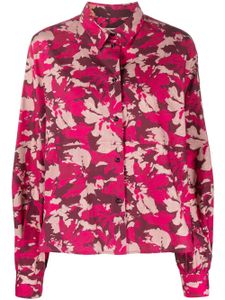 Woolrich chemise en coton à fleurs - Rose