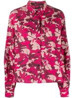 Woolrich chemise en coton à fleurs - Rose