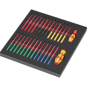 Wera 9751 Schroevendraaierset VDE 28-delig PH, PZ, Torx, Zeskant, Plat