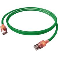EasyLan S/FTP DualBoot® LED Kabel Cat.6A (Class EA), LSOH, groen, 10 m